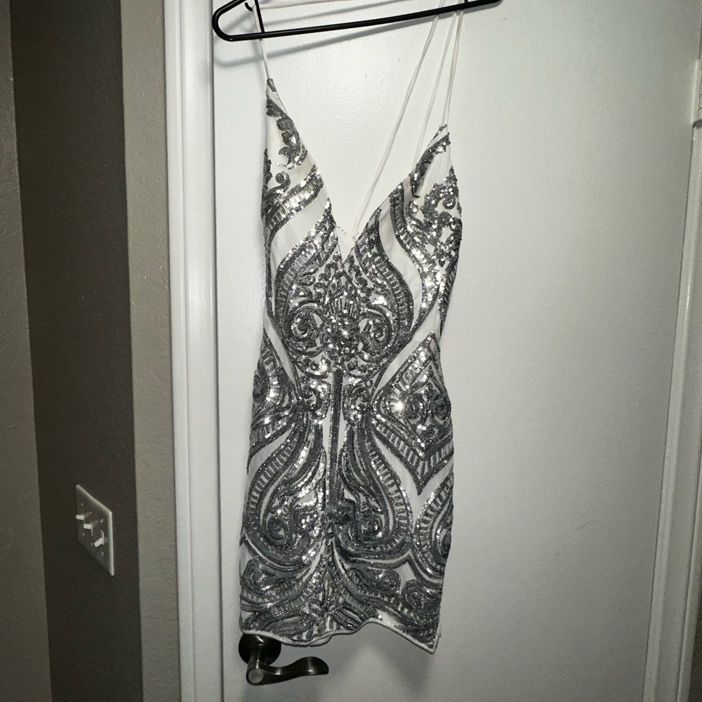 Windsor dress silver